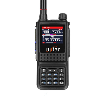 Buy 1-8km Handheld M-UV7 Full Band Emergency Two Way Radio Alarm LCD Screen online manufacture