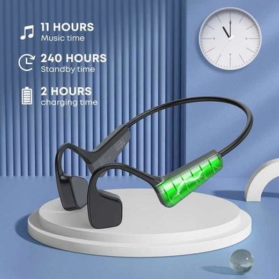 Buy Open Ear Headset Accessories For Two Way Radio Lightweight and Comfortable Waterproof Bluetooth Bone Conduction Headphones online manufacture