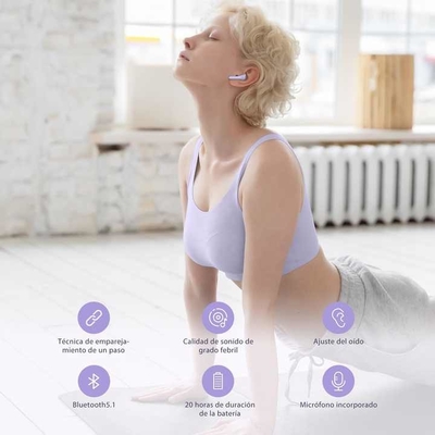 Buy Earphone And Microphone Touch Screen Earphone And Microphone With Environmental Noise Cancellation ENC And 360mAh Battery Capacity online manufacture