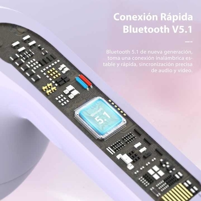 Buy Earphone And Microphone 51-60 Ms Delay Time Wireless Earphone And Microphone With Wireless Connection And JL Chipset online manufacture