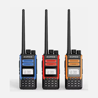 Buy BF-H7 Dual Band Portable Walkie Talkie VHF UHF 136-174MHZ 400-520MHZ IPX4 Waterproof with 1000-1500mAh Battery online manufacture