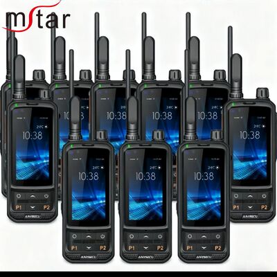 Buy Portable 4G IPX-3 Waterproof Two Way Radio with 3500mAh Battery and Android Wifi Zello POC Push to Talk online manufacture