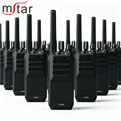 Buy X10D Handheld Commercial Wireless Digital-Analog Compatible DMR Walkie Talkie with 5W Output Power and IPX5 Water Resistance for Long Range Communication online manufacture