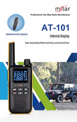 Channel Encryption Convenient Charging Long Range Two Way Radio MSTAR No Magnetic Horn