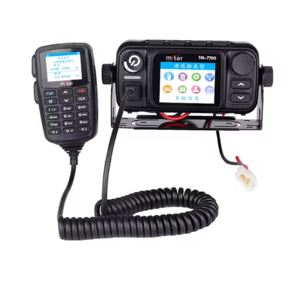 TM-7700D LTE WCDMA GSM IP Network POC Dual Band Mobile Radio with GPS Black Ce Tlf Mobile Tec