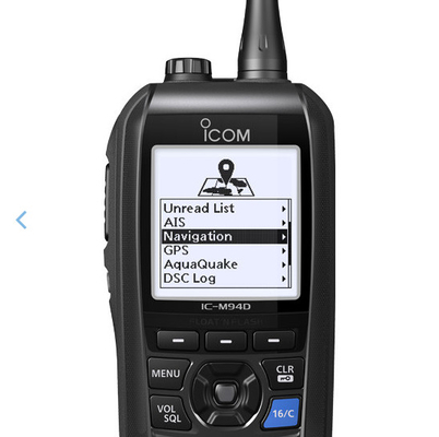 M94D VHF Marine Two Way Radio IP57 Float Flash For Boat With LCD Display