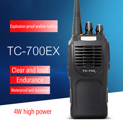 TC-700EX Waterproof Dustproof Hytera Two Way Radio Explosion proof Emergency Alarm