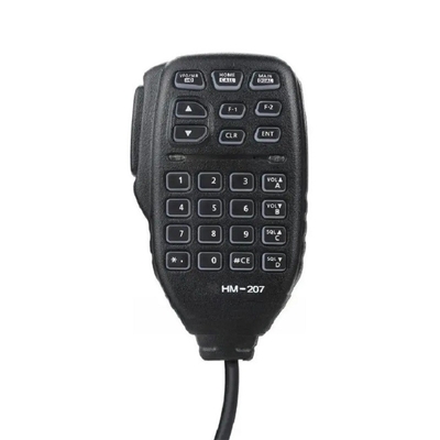 HM-207 PTT Waterproof Long Range Transmitter Black Walkie Talkie Microphone Speaker