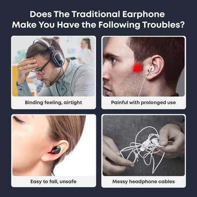 Open Ear Headset Accessories For Two Way Radio Estimated Battery Life of 10-15 hours Popular Style Accessories For Two Way Radio with Blurtrum Chipset