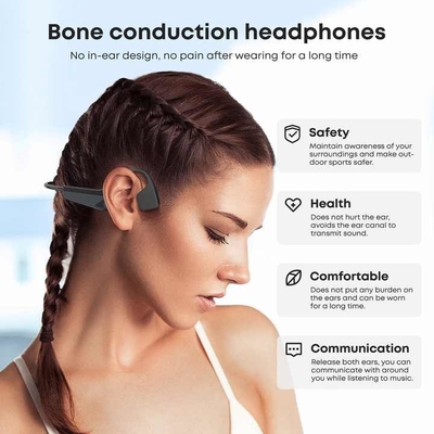 Langsdom Sports bluetooth headphone Accessories For Two Way Radio Upgrade Your Listening Experience with Bluetooth Earphone Bone Conduction