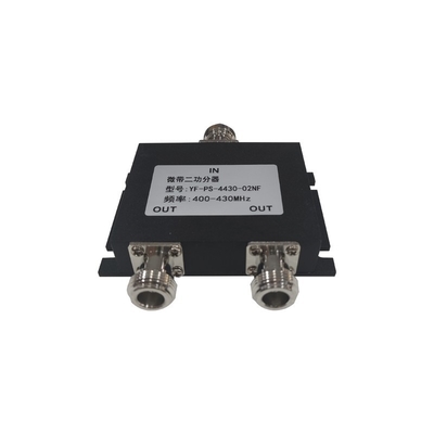 Power divider, microstrip two-way power divider 400 - 430MHz N-type female connector