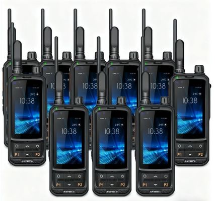 Portable 4G IPX-3 Waterproof Two Way Radio with 3500mAh Battery and Android Wifi Zello POC Push to Talk