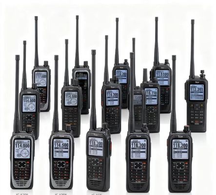 Hot Selling ICOM IC A25N VHF Air Band Transceiver Aviation Handheld Radio with 118~137MHz Frequency and IPX5 Water Resistance
