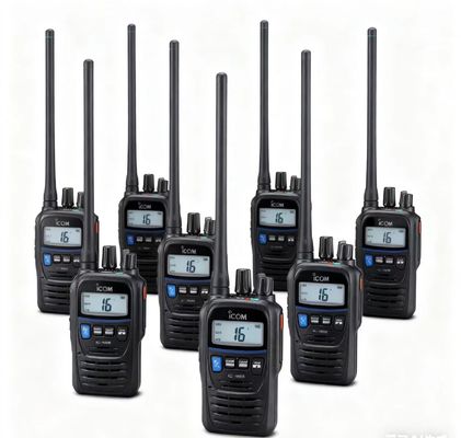 Icom IC-M85UL VHF Marine Radio Walkie Talkie with 16 Storage Channels and Operating Temperature -20C~+60C for Hazardous Locations