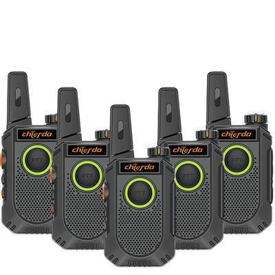 Chierda TC18 Walkie Talkie Two Way Radio with Dual PTT Type-C Charging and Anti-cracking Code Protection