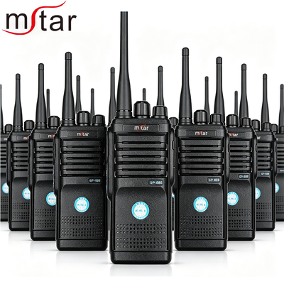 MSTAR GP988 Walkie Talkie with 6000mAh Battery Long Distance Communication and ABS Rugged Body