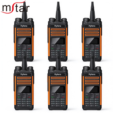 HYT TD580 Digital DMR Portable Transceiver IP68 Waterproof Handheld Two Way Radio with 2000mAh Battery UHF350-470Mhz VHF136-174MHz